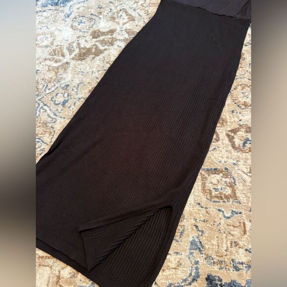 Seraphine Ribbed knit midi sleeveless nursing dress size 4 - Picture 5 of 7